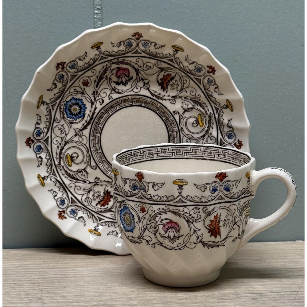 Vintage Copeland Spode “Florence” Cup & Saucer Set